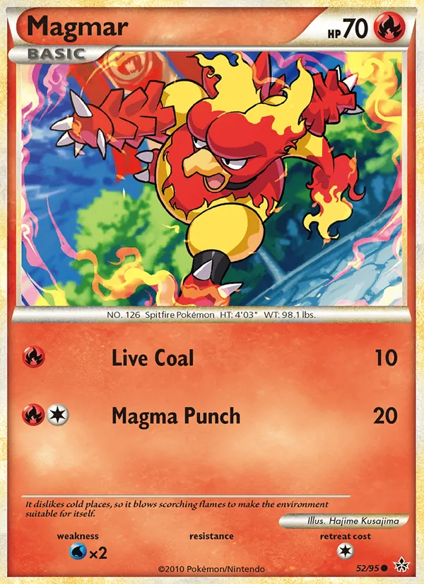 Carta Magmar, número 52/95 da coleção Revelado