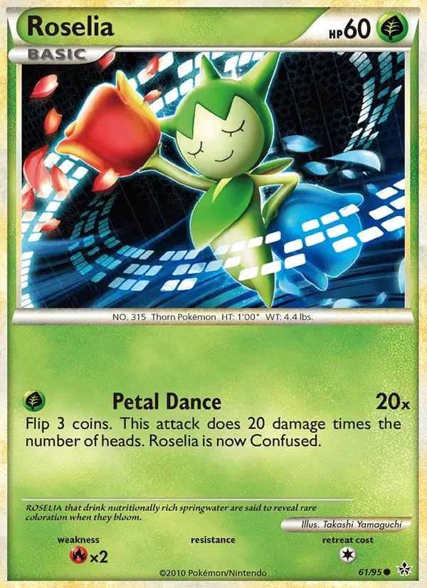 Carta Roselia, número 61/95 da coleção Revelado