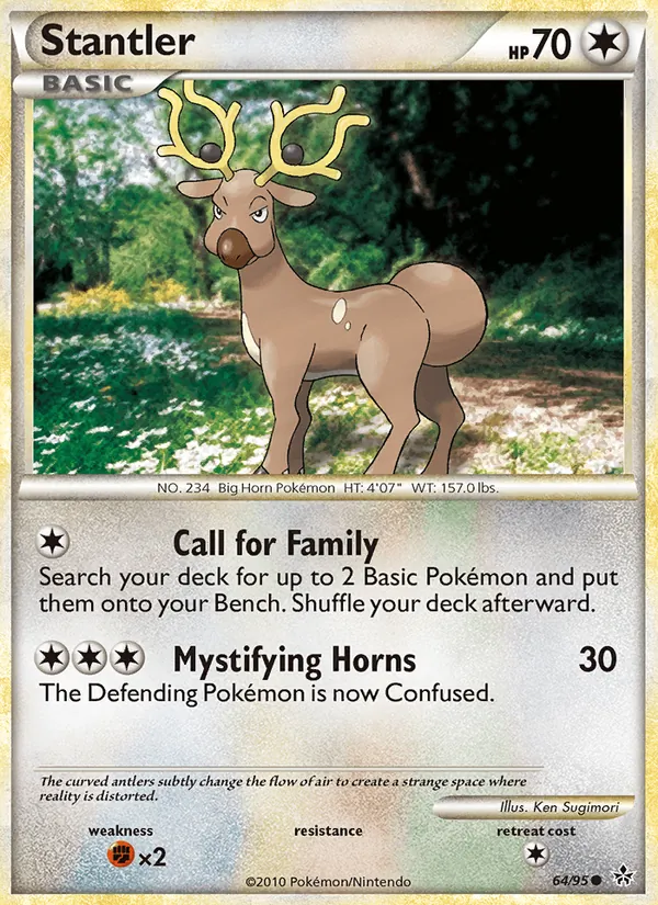 Carta Stantler, número 64/95 da coleção Revelado