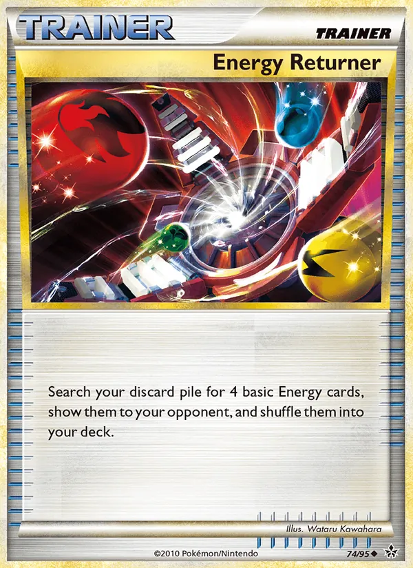 Carta Energy Returner, número 74/95 da coleção Revelado