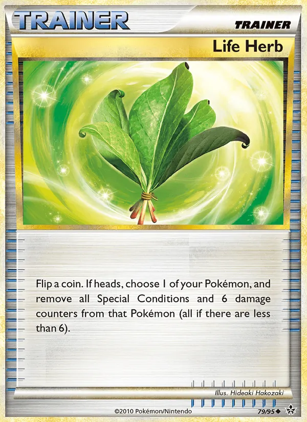 Carta Life Herb, número 79/95 da coleção Revelado