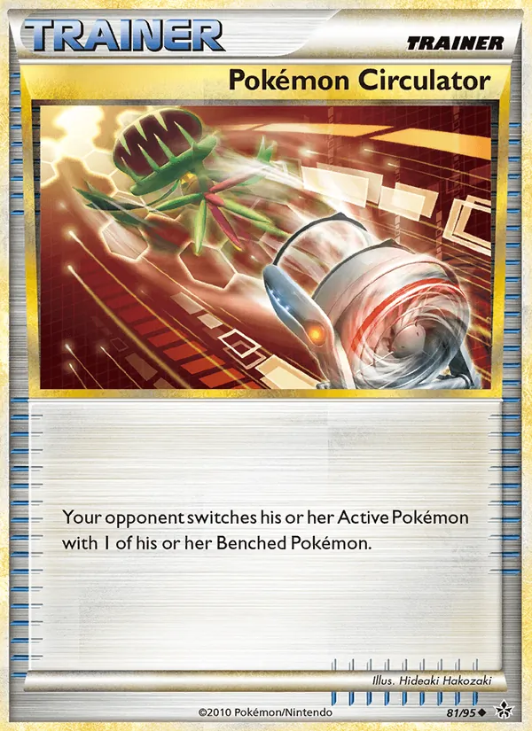 Carta Pokémon Circulator, número 81/95 da coleção Revelado
