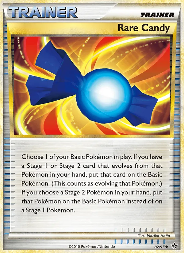 Carta Rare Candy, número 82/95 da coleção Revelado