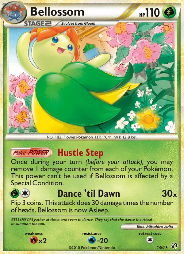 Carta Bellossom, número 1/90 da coleção Destemido