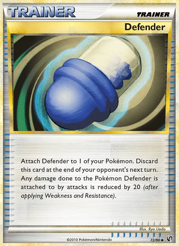 Carta Defender, número 72/90 da coleção Destemido
