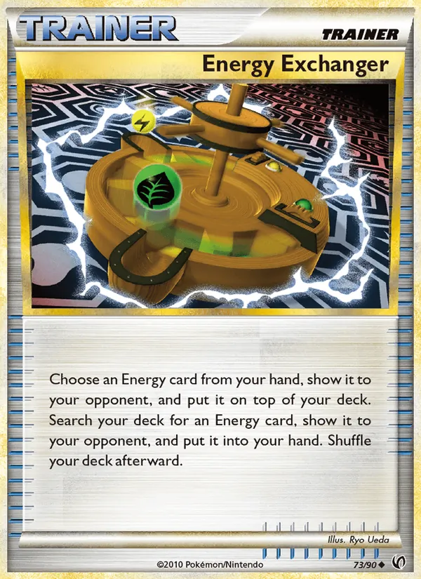Carta Energy Exchanger, número 73/90 da coleção Destemido