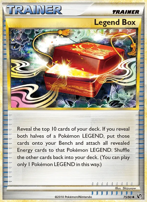 Carta Legend Box, número 75/90 da coleção Destemido