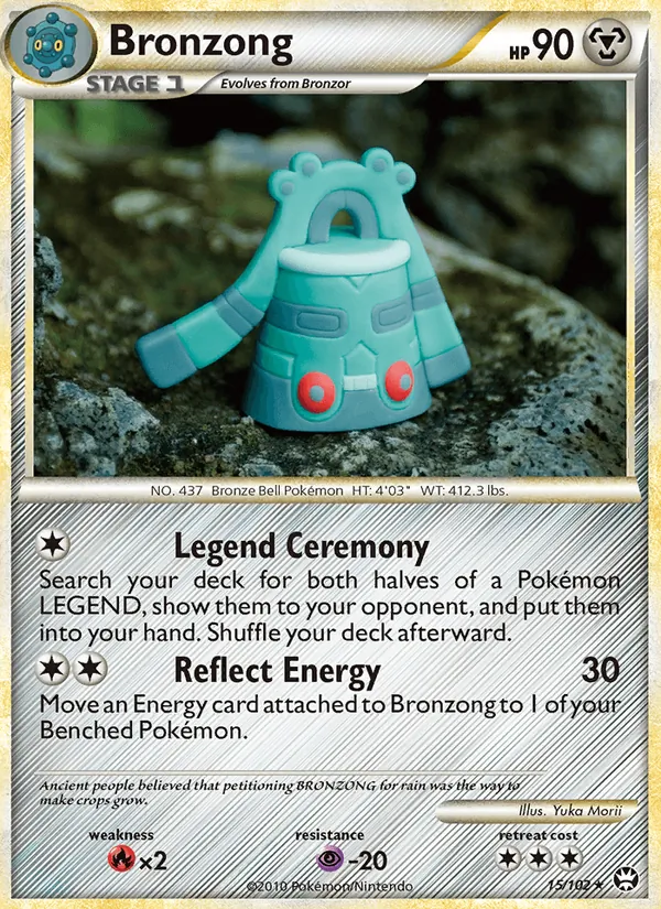 Carta Bronzong, número 15/102 da coleção Triunfante