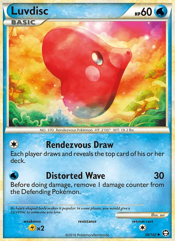 Carta Luvdisc, número 39/102 da coleção Triunfante