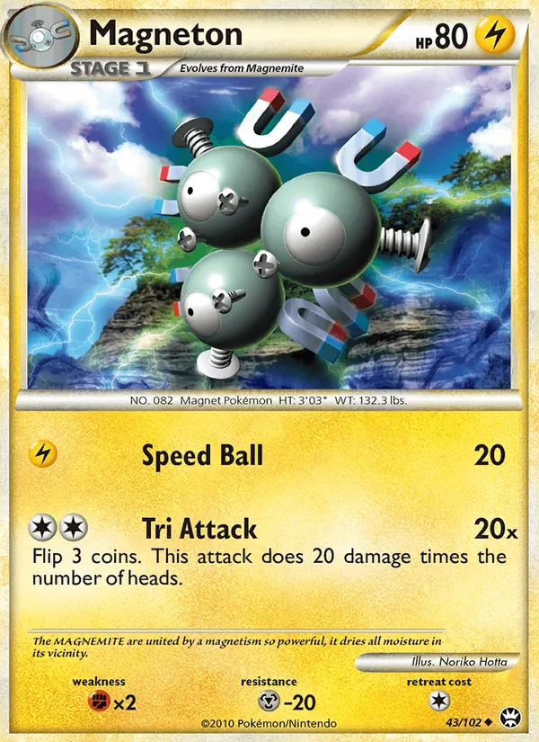 Carta Magneton, número 43/102 da coleção Triunfante