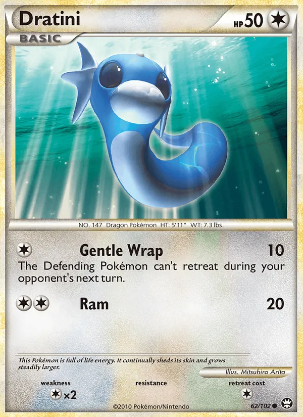 Carta Dratini, número 62/102 da coleção Triunfante
