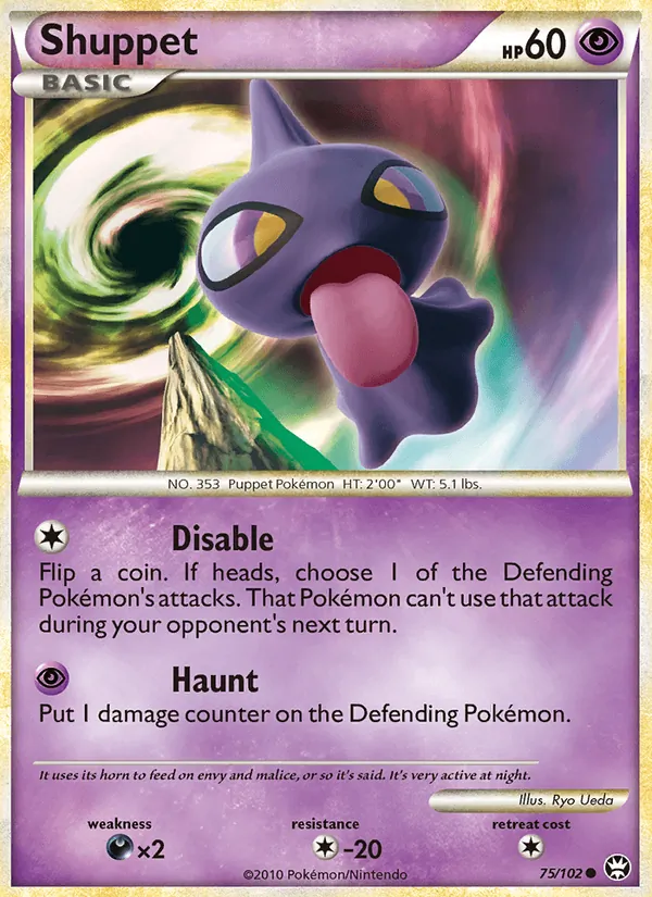 Carta Shuppet, número 75/102 da coleção Triunfante