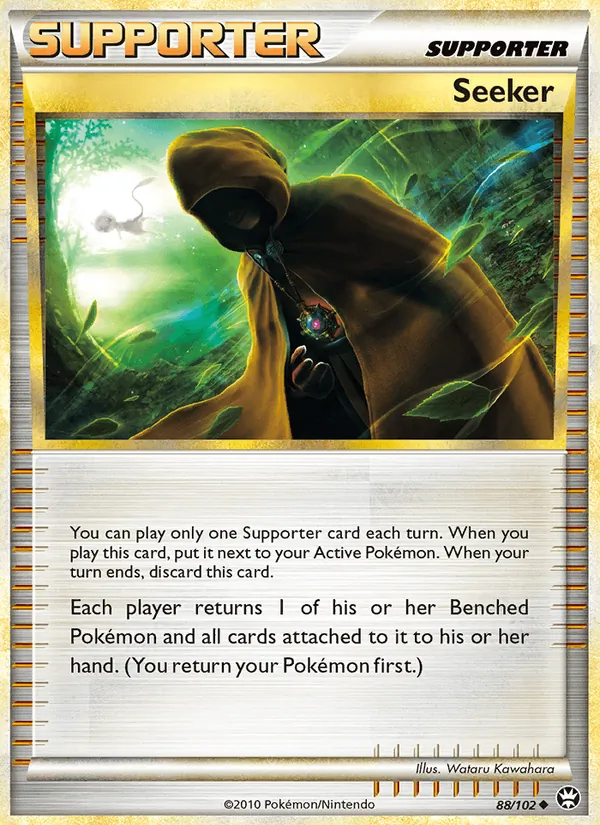 Carta Seeker, número 88/102 da coleção Triunfante