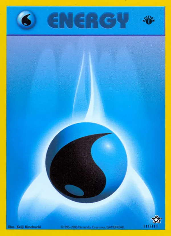 Carta Water Energy, número 111/111 da coleção Neo Genesis