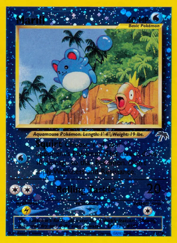 Carta Marill, número 11/18 da coleção Southern Islands