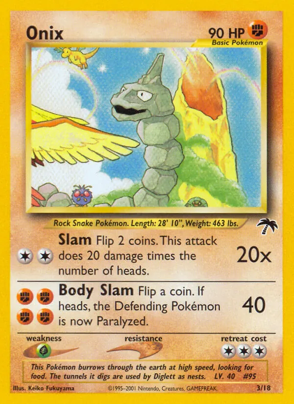 Carta Onix, número 3/18 da coleção Southern Islands