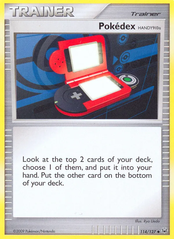 Carta Pokédex HANDY910is, número 114/127 da coleção Platinum
