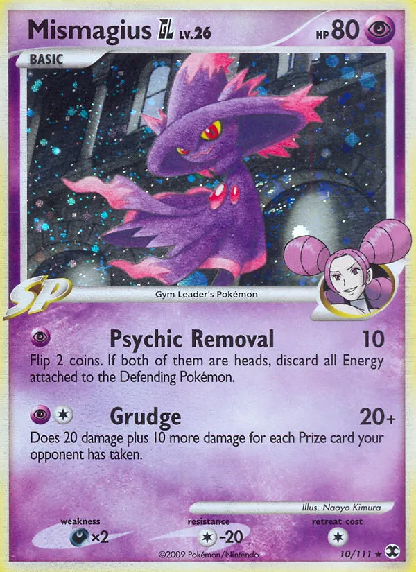 Carta Mismagius GL, número 10/111 da coleção Rising Rivals