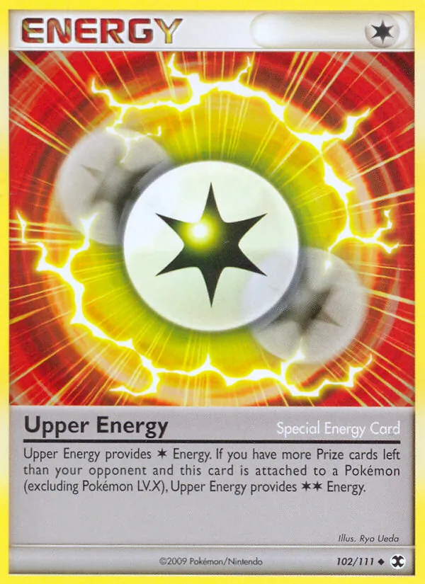 Carta Upper Energy, número 102/111 da coleção Rising Rivals