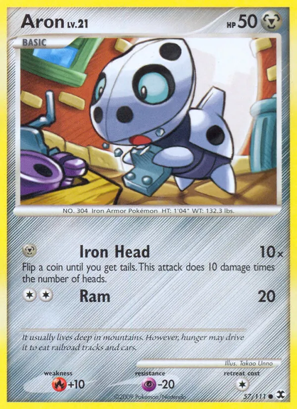Carta Aron, número 57/111 da coleção Rising Rivals