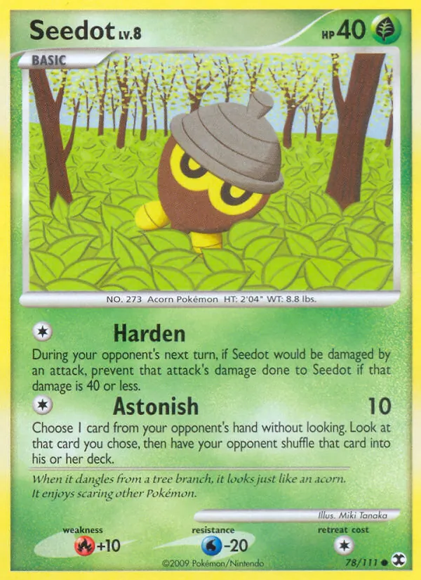 Carta Seedot, número 78/111 da coleção Rising Rivals