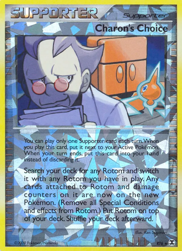 Carta Charon's Choice, número RT6/111 da coleção Rising Rivals