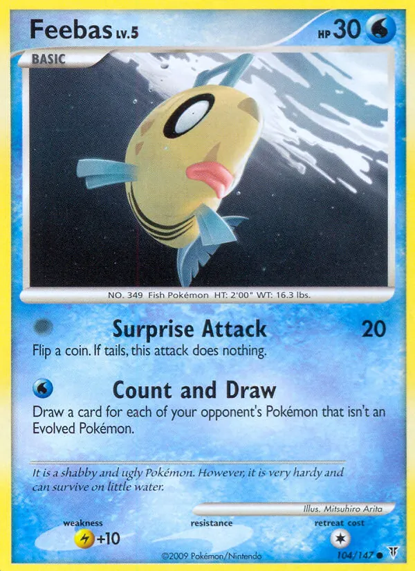 Carta Feebas, número 104/147 da coleção Supreme Victors