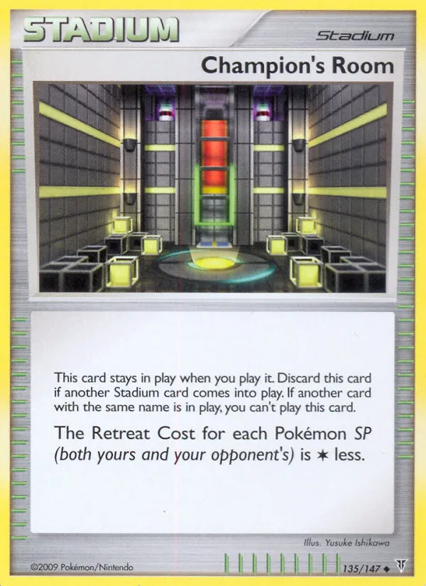 Carta Champion's Room, número 135/147 da coleção Supreme Victors