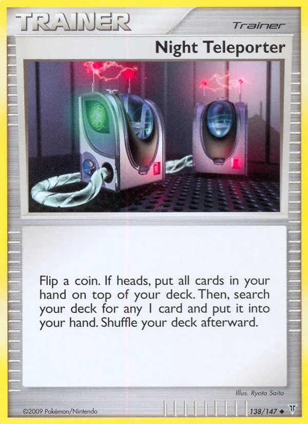 Carta Night Teleporter, número 138/147 da coleção Supreme Victors