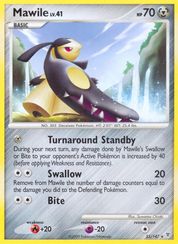 Carta Mawile, número 33/147 da coleção Supreme Victors