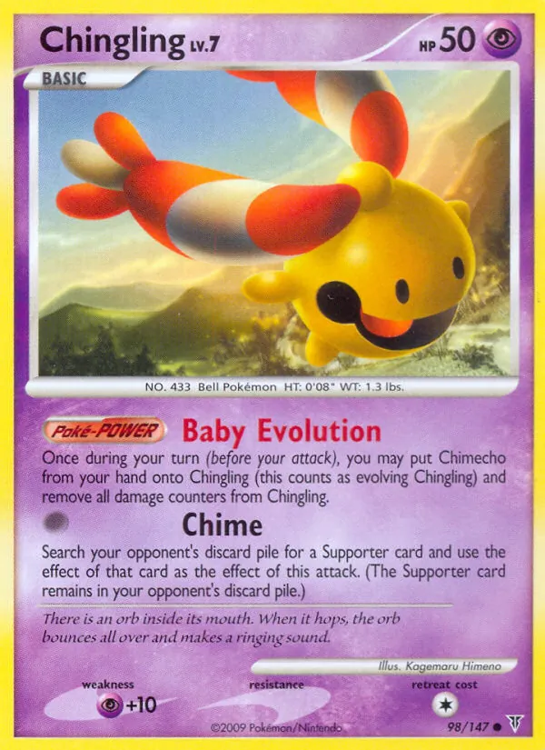 Carta Chingling, número 98/147 da coleção Supreme Victors