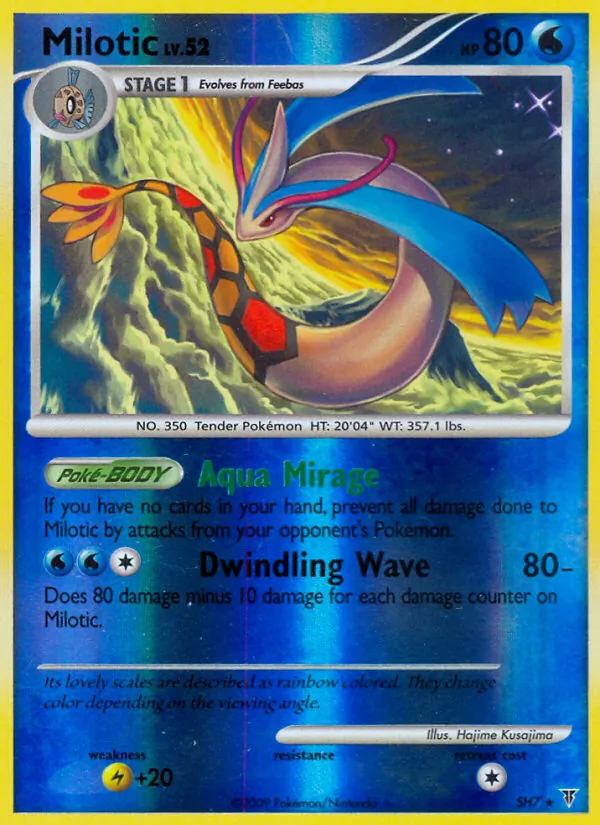 Carta Milotic, número SH7/147 da coleção Supreme Victors
