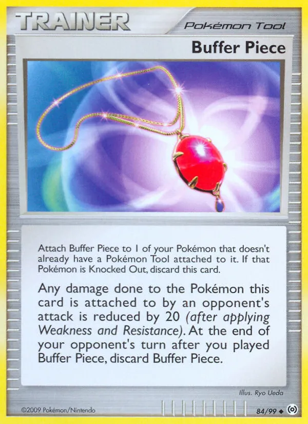 Carta Buffer Piece, número 84/99 da coleção Arceus