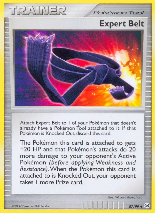 Carta Expert Belt, número 87/99 da coleção Arceus