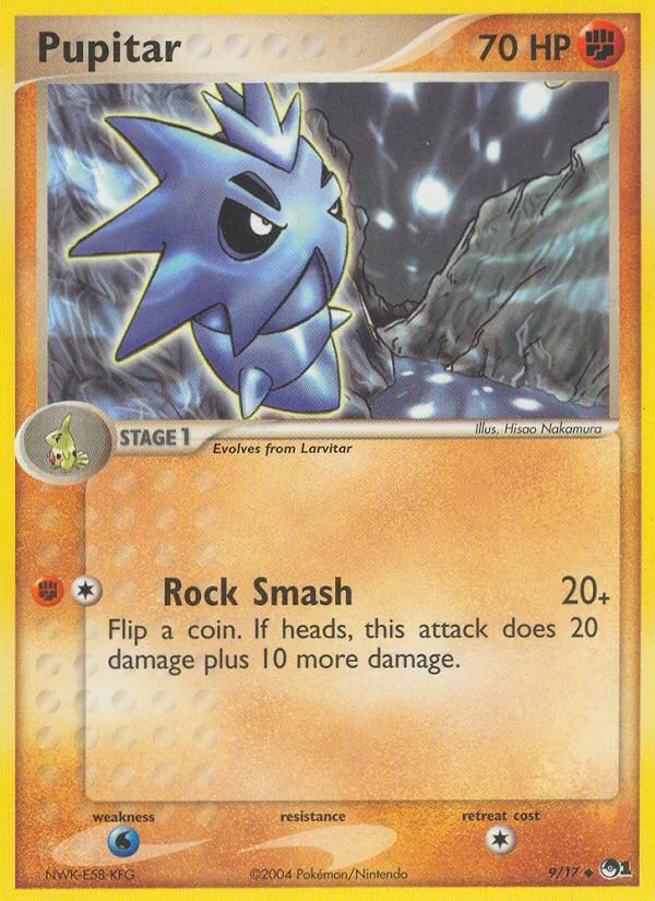 Carta Pupitar, número 9/17 da coleção POP Series 1