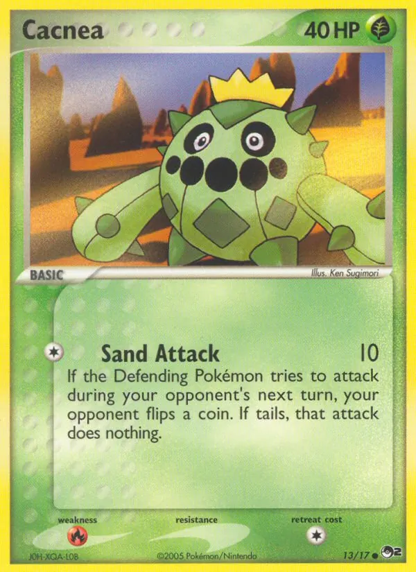 Carta Cacnea, número 13/17 da coleção POP Series 2