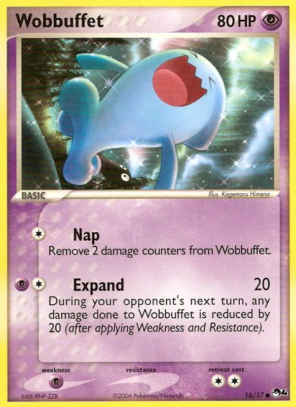 Carta Wobbuffet, número 16/17 da coleção POP Series 4