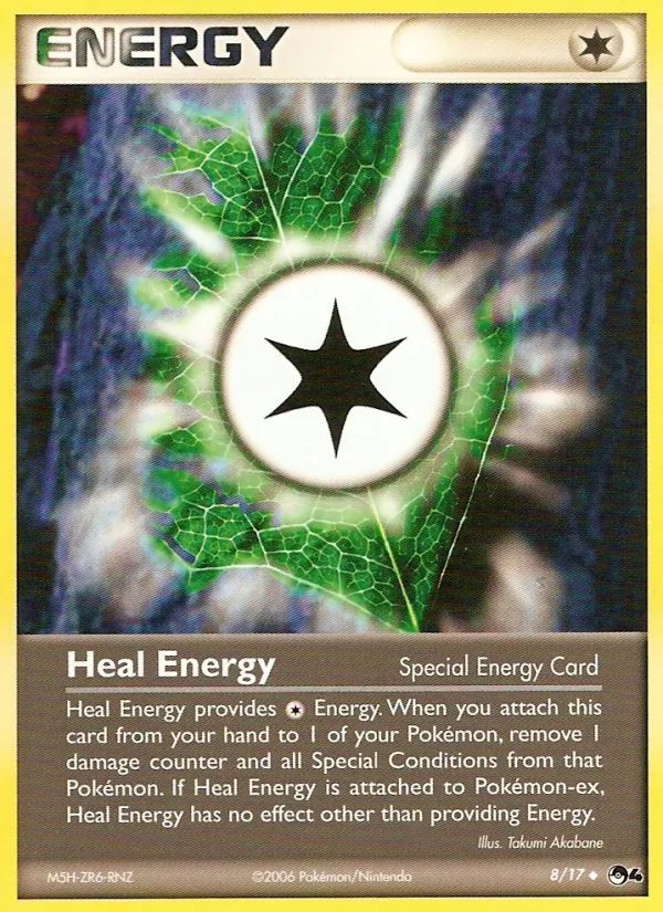 Carta Heal Energy, número 8/17 da coleção POP Series 4