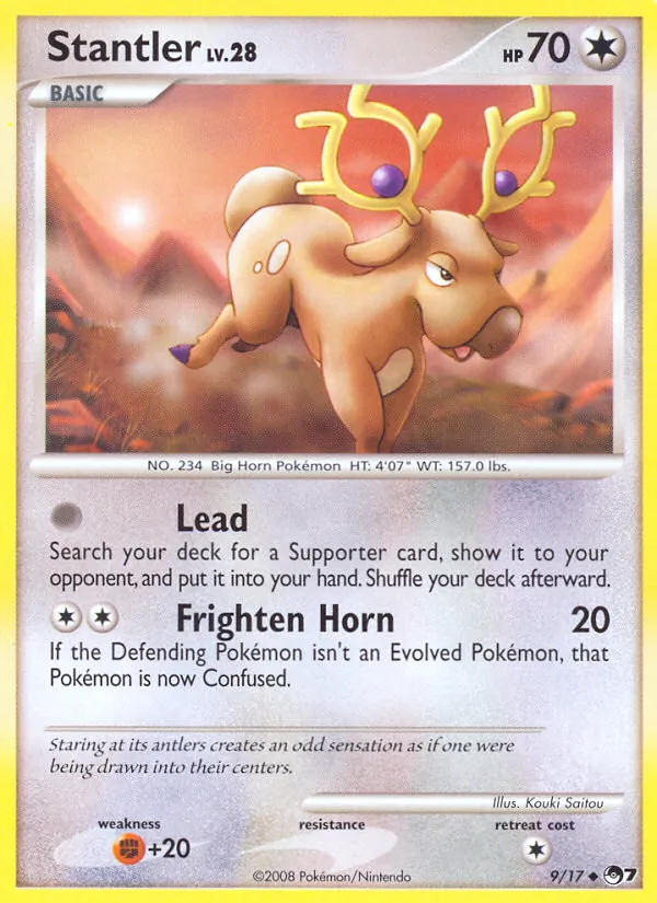 Carta Stantler, número 9/17 da coleção POP Series 7