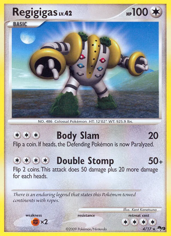 Carta Regigigas, número 4/17 da coleção POP Series 9