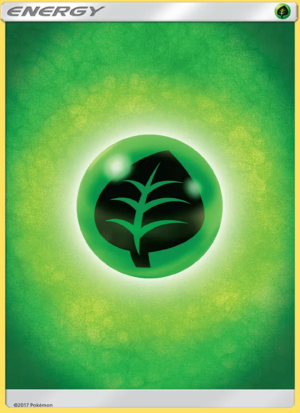 Carta Grass Energy, número 164/149 da coleção Sol e Lua
