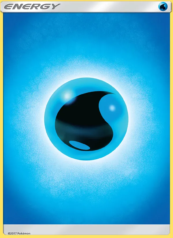 Carta Water Energy, número 166/149 da coleção Sol e Lua
