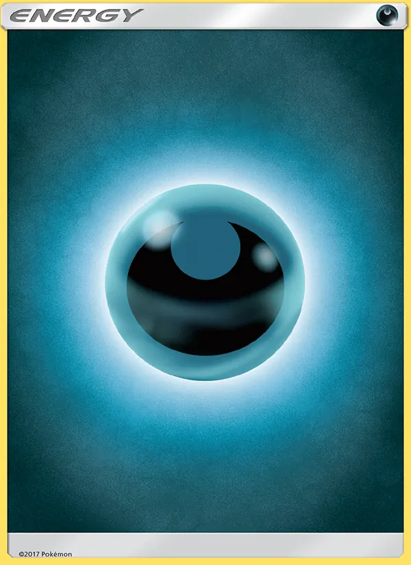 Carta Darkness Energy, número 170/149 da coleção Sol e Lua