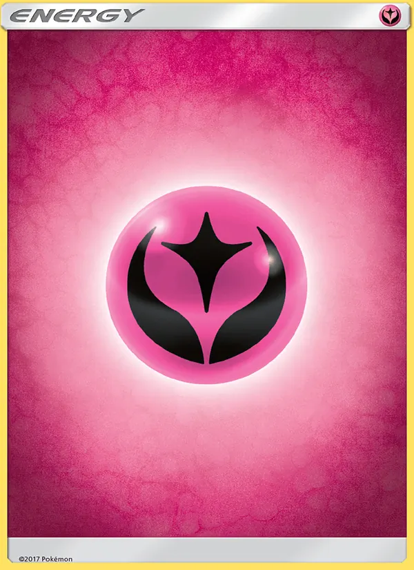 Carta Fairy Energy, número 172/149 da coleção Sol e Lua