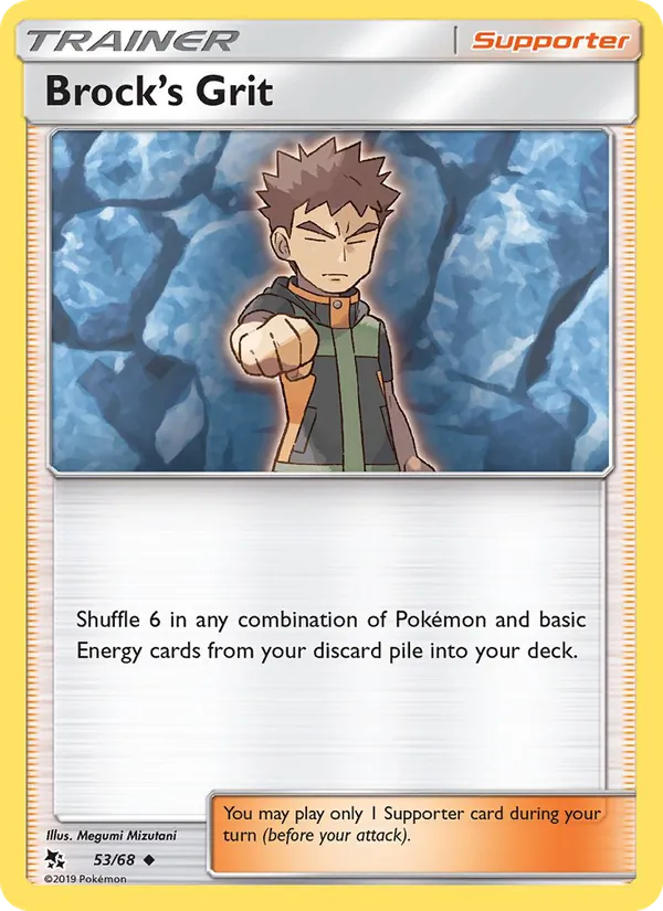 Carta Brock’s Grit, número 53/68 da coleção Destinos Ocultos