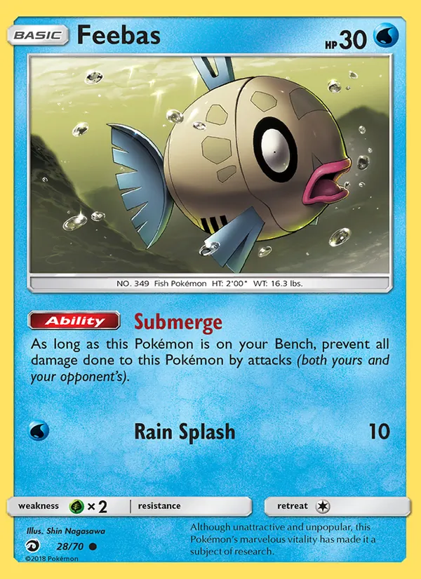 Carta Feebas, número 28/70 da coleção Dragões Soberanos
