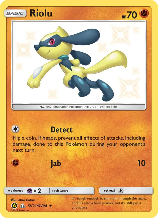 Carta Riolu, número SV21/94 da coleção Destinos Ocultos Cofre Brilhante
