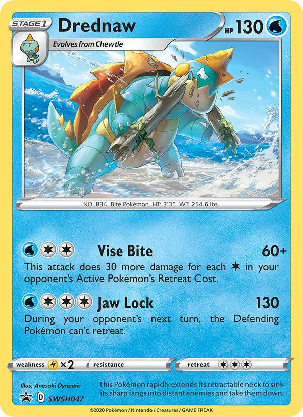 Carta Drednaw, número SWSH047/307 da coleção ESES Promos