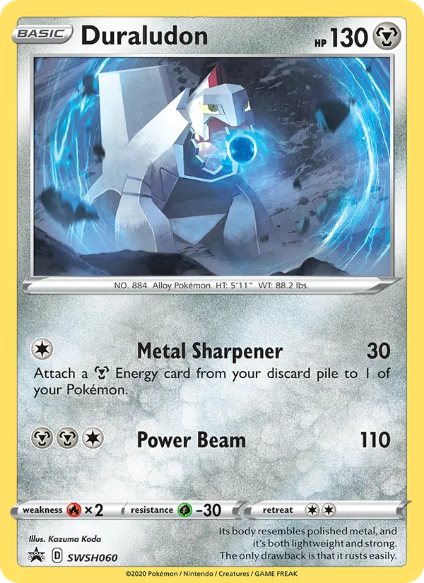 Carta Duraludon, número SWSH060/307 da coleção ESES Promos