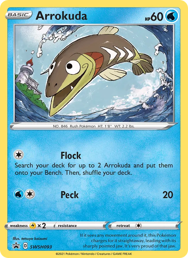 Carta Arrokuda, número SWSH093/307 da coleção ESES Promos